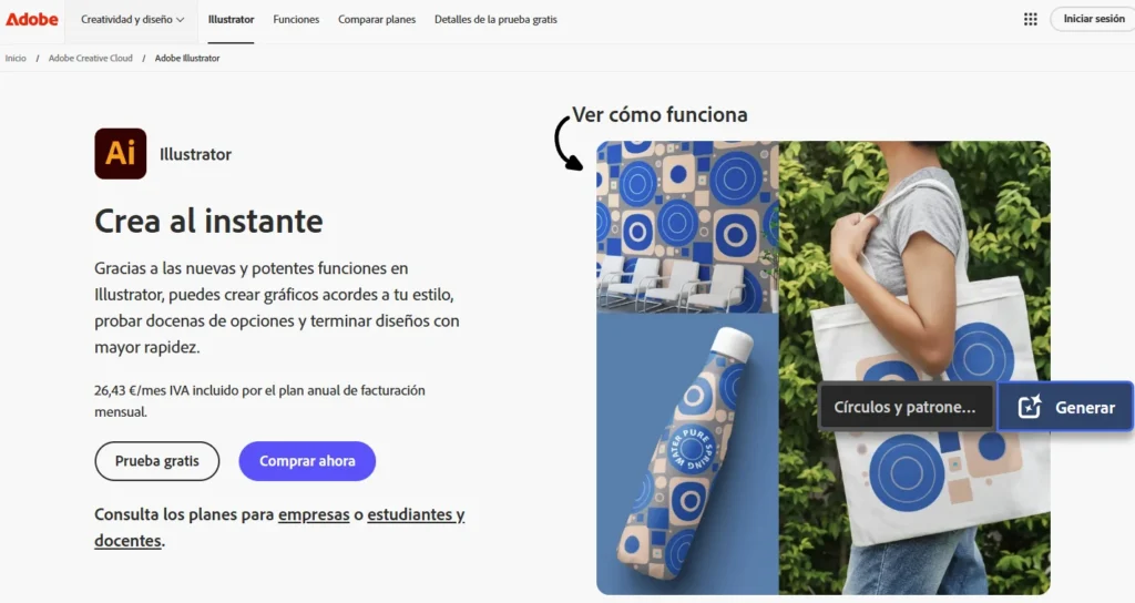 Adobe Illustrator es el software más conocido. Pasa a la acción haciéndote con él.